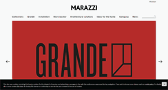 Desktop Screenshot of marazzigroup.com